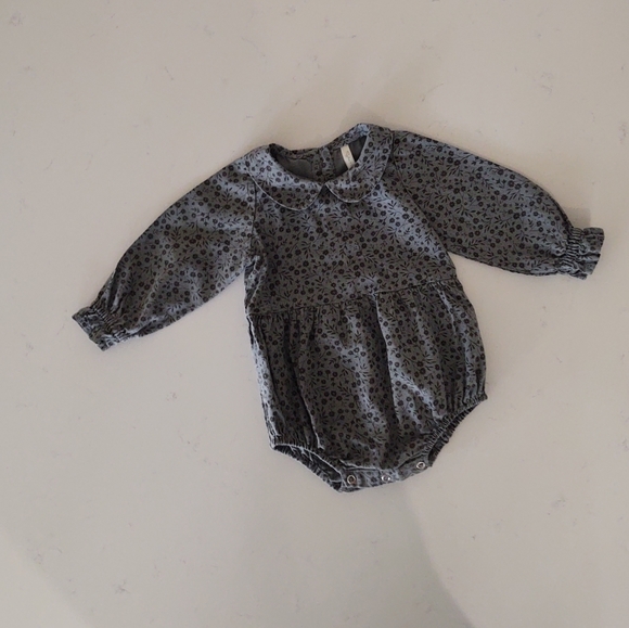 Rylee + Cru | Cora Romper Indigo Meadow - Picture 6 of 7